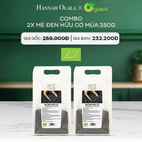  DEAL 15: COMBO 2 X MÈ ĐEN HỮU CƠ MÙA 250G 