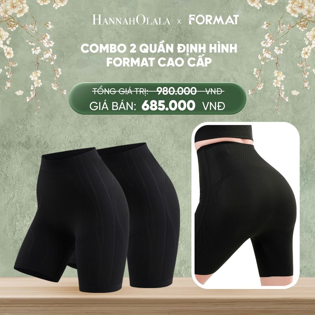  DEAL 5: COMBO 2 QUẦN ĐỊNH HÌNH FORMAT CAO CẤP 
