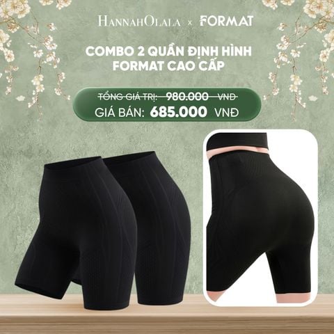  DEAL 5: COMBO 2 QUẦN ĐỊNH HÌNH FORMAT CAO CẤP 