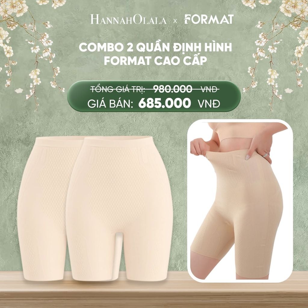  DEAL 5: COMBO 2 QUẦN ĐỊNH HÌNH FORMAT CAO CẤP 