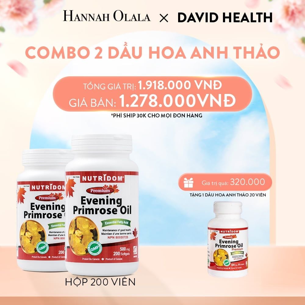  A204_DEAL 1: [FLASH DEAL] MUA 2 HỘP DẦU HOA ANH THẢO CHIỀU (200 VIÊN) + TẶNG 1 DẦU HOA ANH THẢO 30 VIÊN 