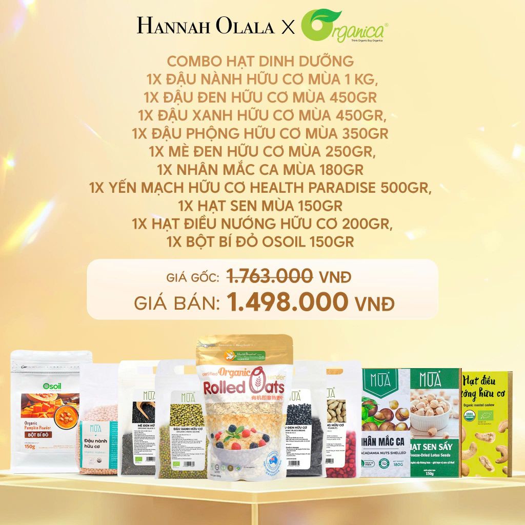  C229_DEAL 21: COMBO ĐẬU HẠT DINH DƯỠNG 