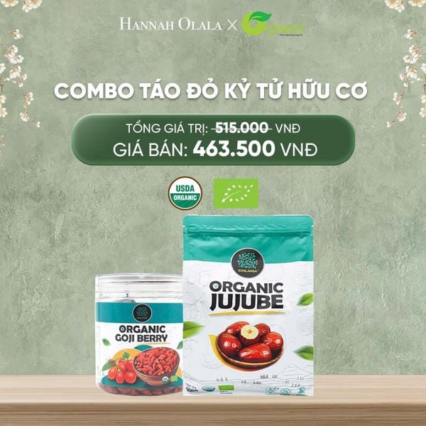  D50_DEAL 10: COMBO TÁO ĐỎ KỶ TỬ HỮU CƠ 