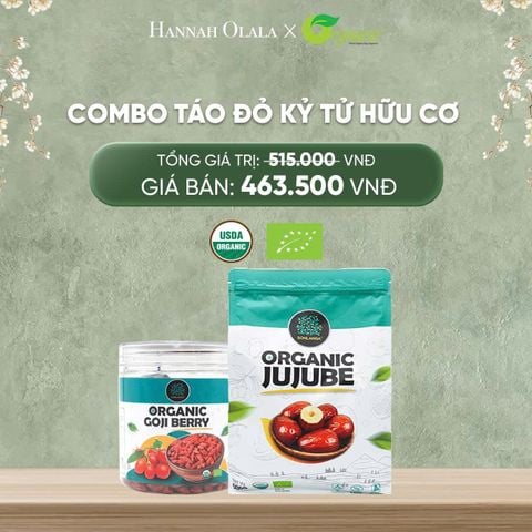  DEAL 10: COMBO TÁO ĐỎ KỶ TỬ HỮU CƠ 