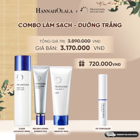  COMBO LÀM SẠCH - DƯỠNG TRẮNG - A1231 