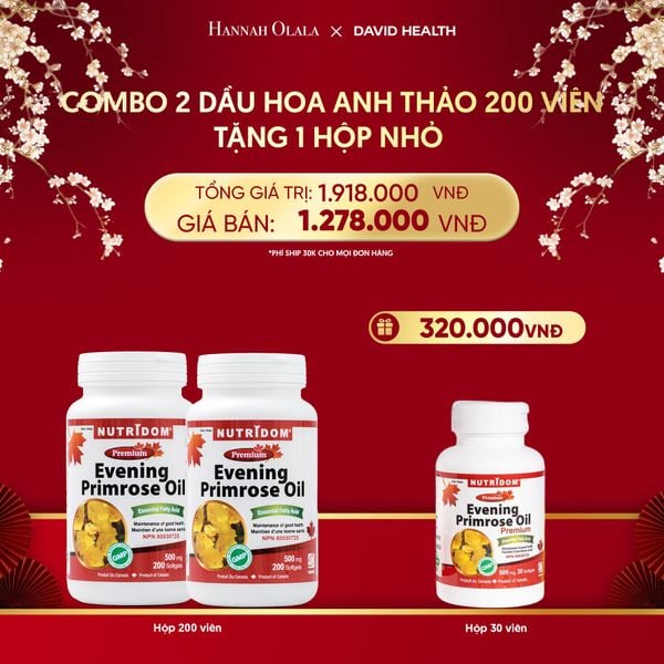  DEAL 4:[FLASH DEAL] MUA 2 HỘP DẦU HOA ANH THẢO CHIỀU (200 VIÊN) 