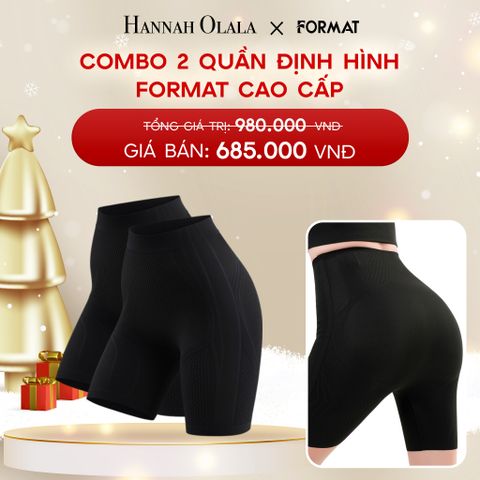  DEAL 5: COMBO 2 QUẦN ĐỊNH HÌNH FORMAT CAO CẤP 