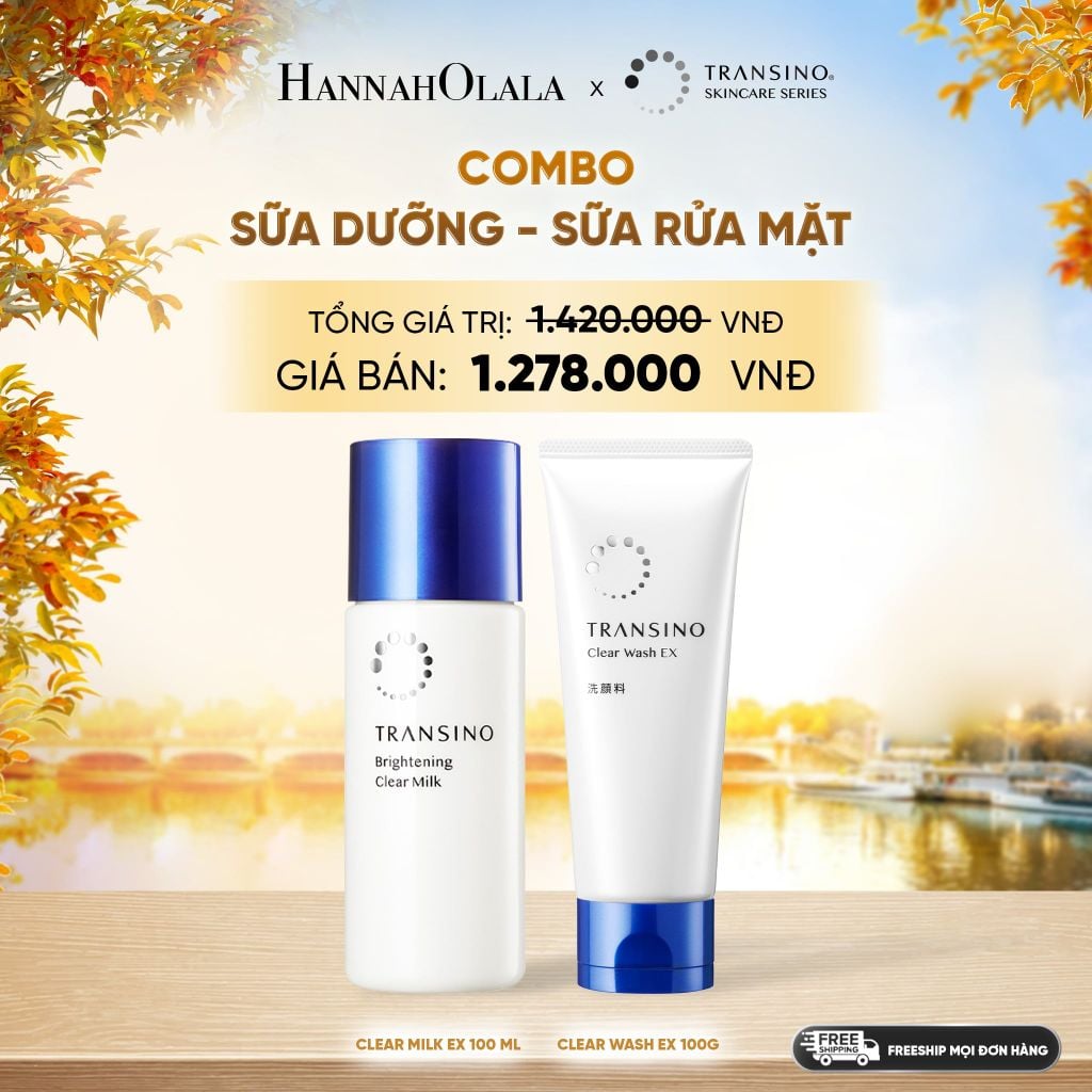  COMBO SỮA DƯỠNG - SỮA RỬA MẶT - E1779 