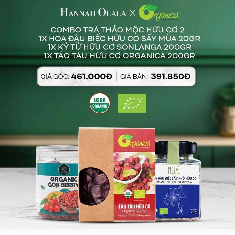  DEAL 21: COMBO TRÀ THẢO MỘC HỮU CƠ 2 