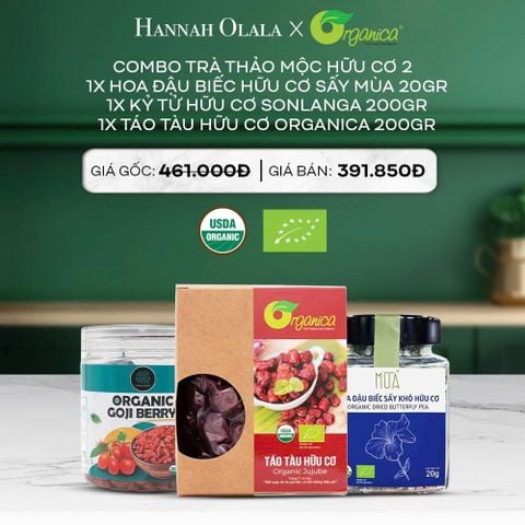  DEAL 21: COMBO TRÀ THẢO MỘC HỮU CƠ 2 