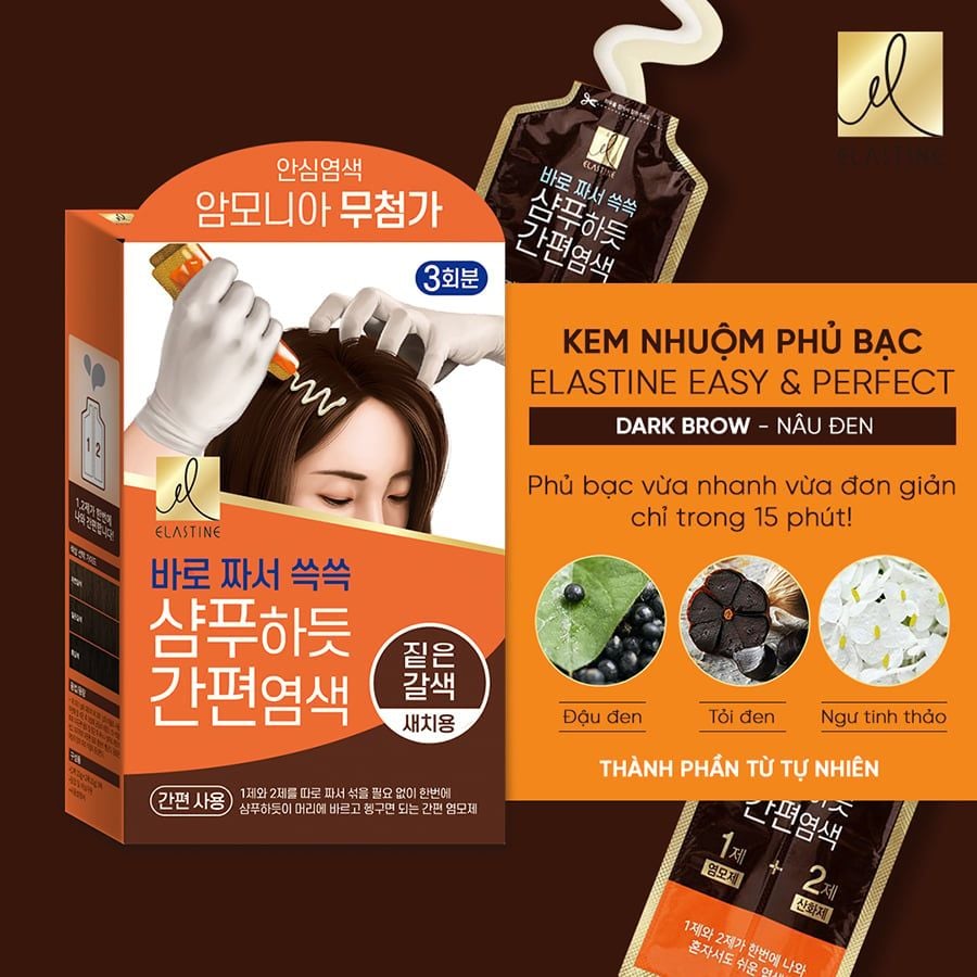  COBMO 02 KEM NHUỘM PHỦ BẠC ELASTINE EASY & PERFECT 60G 