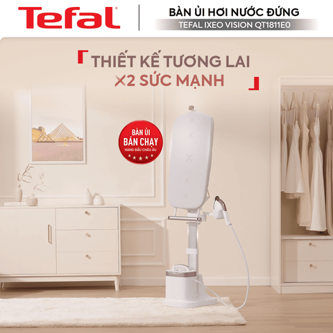  A13_DEAL 3: BÀN ỦI HƠI NƯỚC ĐỨNG TEFAL IXEO VISION QT1811E0 