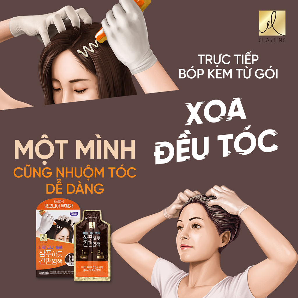  COBMO 02 KEM NHUỘM PHỦ BẠC ELASTINE EASY & PERFECT 60G 