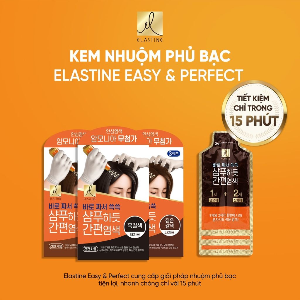  COBMO 02 KEM NHUỘM PHỦ BẠC ELASTINE EASY & PERFECT 60G 