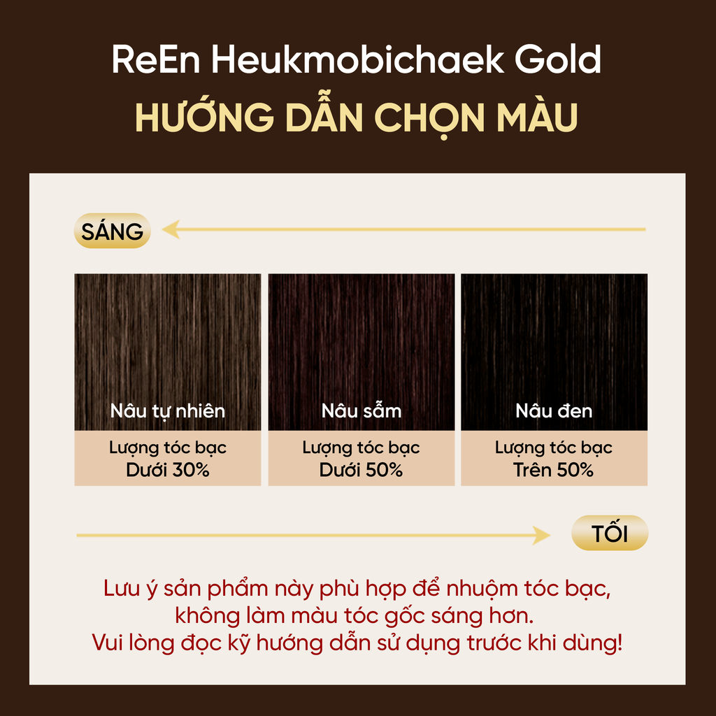  KEM NHUỘM TÓC PHỦ BẠC CAO CẤP REEN HEUKMOBICHEAK ORIENTAL 90GR 