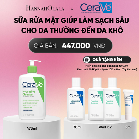  SỮA RỬA MẶT GIÚP LÀM SẠCH SÂU CHO DA THƯỜNG ĐẾN DA KHÔ HYDRATING CLEANSER 473ML DEAL 1_ A1952 