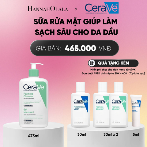  SỮA RỬA MẶT GIÚP LÀM SẠCH SÂU CHO DA DẦU FOAMING CLEANSER 473ML DEAL 2_ A1950 