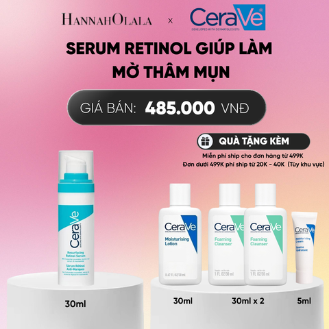  SERUM RETINOL GIÚP LÀM MỜ THÂM MỤN CERAVE DEAL 5_ A1956 