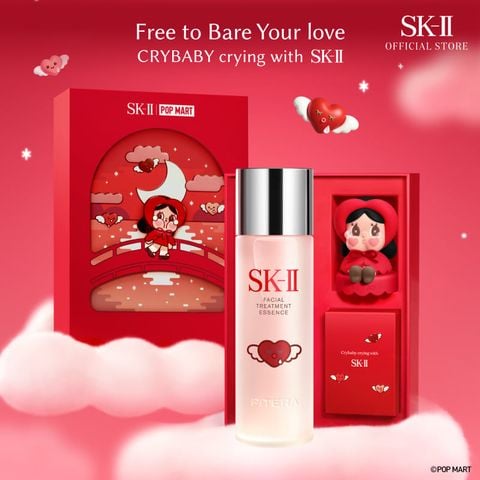  BỘ SẢN PHẨM NƯỚC DƯỠNG ẨM CAO CẤP SK-II X CRYBABY PHIÊN BẢN GIỚI HẠN - A1962 