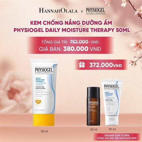  KEM CHỐNG NẮNG DƯỠNG ẨM PHYSIOGEL DAILY MOISTURE THERAPY 50ML 