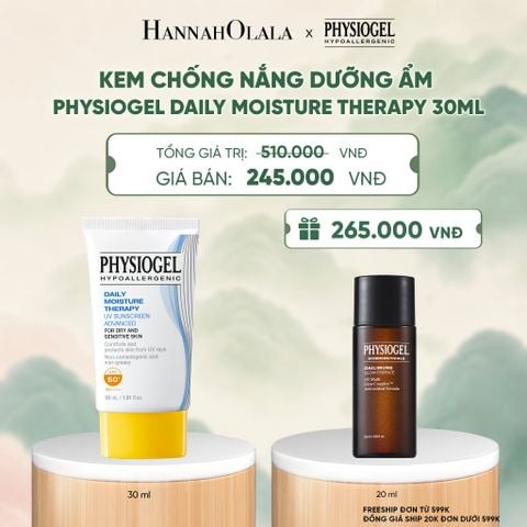  KEM CHỐNG NẮNG DƯỠNG ẨM PHYSIOGEL DAILY MOISTURE THERAPY 30ML 