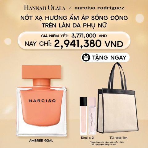  E22_DEAL 13: NƯỚC HOA NỮ NARCISO RODRIGUEZ NARCISO EAU DE PARFUM AMBRÉE 90ML 