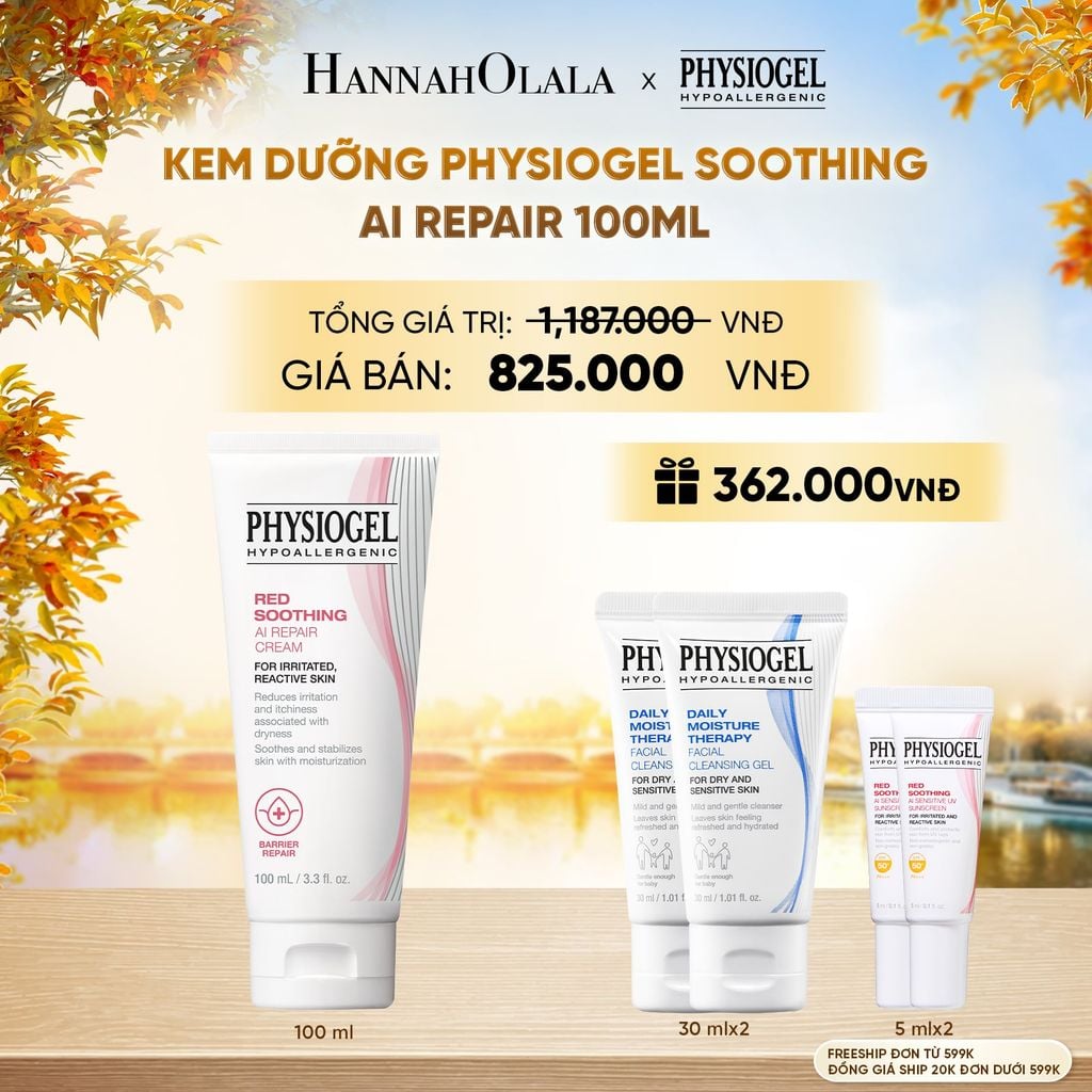  KEM DƯỠNG PHYSIOGEL SOOTHING AI REPAIR 100ML - E1242 