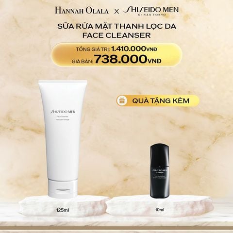  DEAL 16: SỮA RỬA MẶT SHISEIDO MEN FACE CLEANSER 125ML 