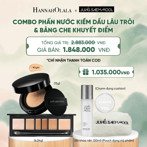  COMBO PHẤN NƯỚC KIỀM DẦU LÂU TRÔI X BẢNG CHE KHUYẾT ĐIỂM - A1269 
