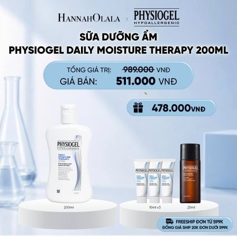  SỮA DƯỠNG ẨM PHYSIOGEL DAILY MOISTURE THERAPY 200ml 