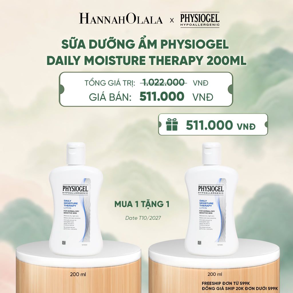  SỮA DƯỠNG ẨM PHYSIOGEL DAILY MOISTURE THERAPY 200ML - A71 