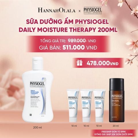  SỮA DƯỠNG ẨM PHYSIOGEL DAILY MOISTURE THERAPY 200ml 