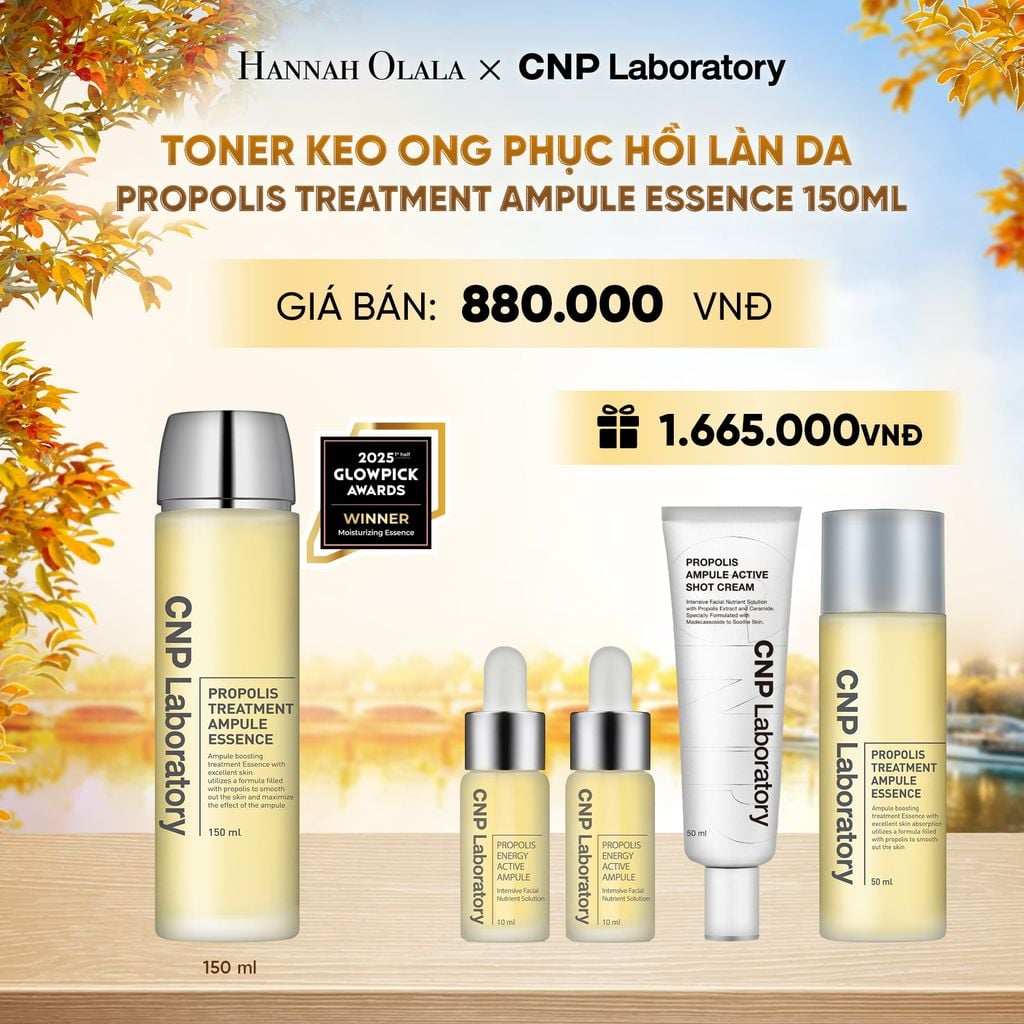  TONER KEO ONG PHỤC HỒI LÀN DA PROPOLIS TREATMENT AMPULE ESSENCE 150ML - E2149 