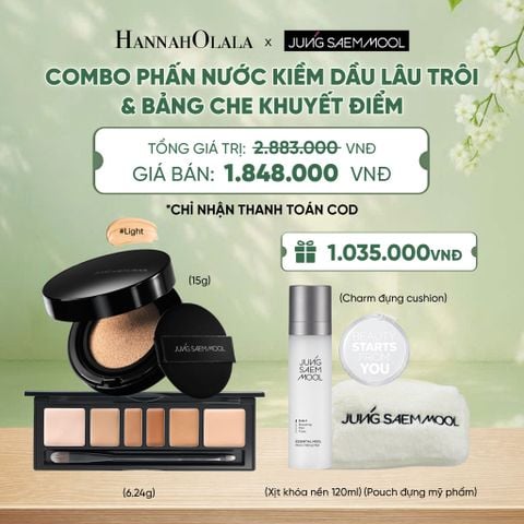  COMBO PHẤN NƯỚC KIỀM DẦU LÂU TRÔI X BẢNG CHE KHUYẾT ĐIỂM - A1553 