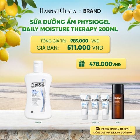 SỮA DƯỠNG ẨM PHYSIOGEL DAILY MOISTURE THERAPY 200ml - A1583 