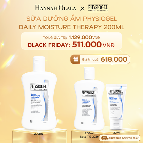  C1279_DEAL 1: SỮA DƯỠNG ẨM PHYSIOGEL DAILY MOISTURE THERAPY 200ml 