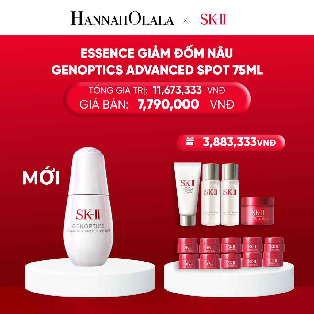  E24_DEAL 24: MỚI - ESSENCE GIẢM ĐỐM NÂU SK-II ADVANCED SPOT 75ML 