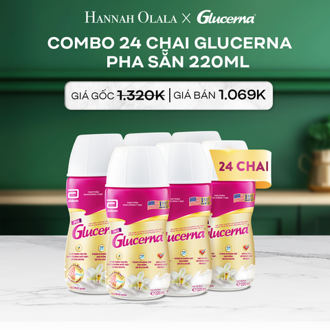  DEAL 4: 1 THÙNG GLUCERNA 24 CHAI 