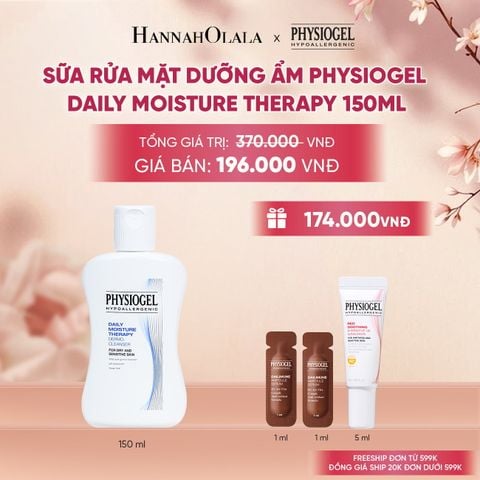  SỮA RỬA MẶT DƯỠNG ẨM PHYSIOGEL DAILY MOISTURE THERAPY 150ML 