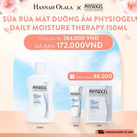  A664_DEAL 2: SỮA RỬA MẶT DƯỠNG ẨM PHYSIOGEL DAILY MOISTURE THERAPY 150ML 