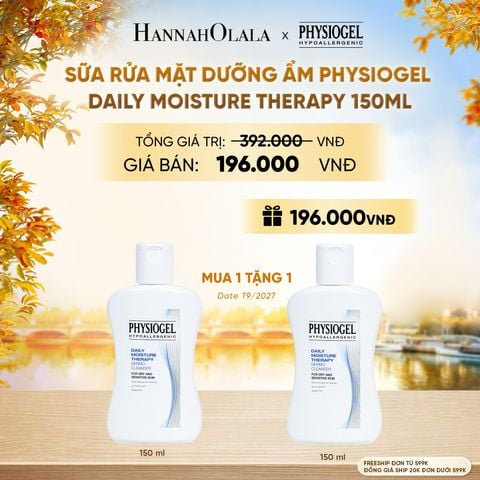  SỮA RỬA MẶT DƯỠNG ẨM PHYSIOGEL DAILY MOISTURE THERAPY 150ML - E1243 