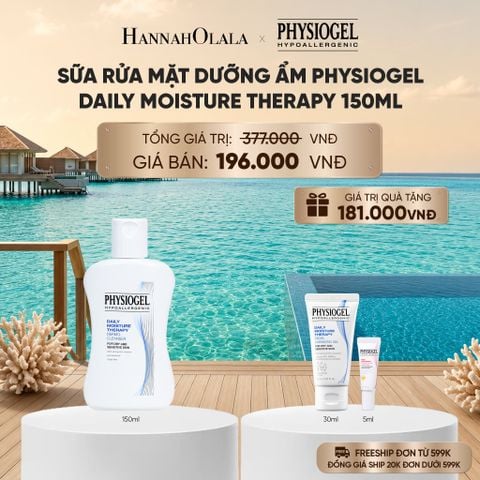  SỮA RỬA MẶT DƯỠNG ẨM PHYSIOGEL DAILY MOISTURE THERAPY 150ML_ D58 