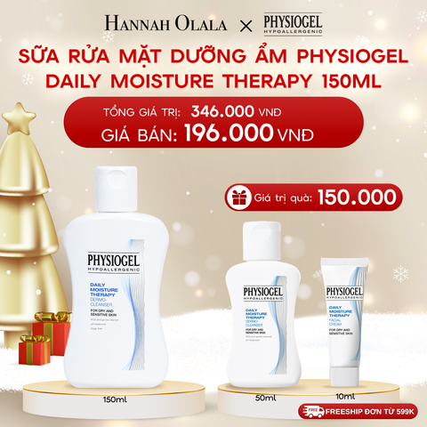  DEAL 2: SỮA RỬA MẶT DƯỠNG ẨM PHYSIOGEL DAILY MOISTURE THERAPY 150ml 