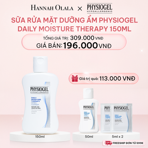  E1058_DEAL 2: SỮA RỬA MẶT DƯỠNG ẨM PHYSIOGEL DAILY MOISTURE THERAPY 150ml 