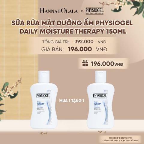  SỮA RỬA MẶT DƯỠNG ẨM PHYSIOGEL DAILY MOISTURE THERAPY 150ML - A2233 