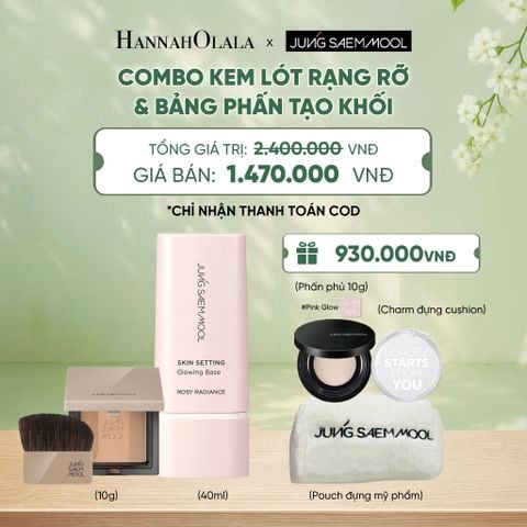  COMBO KEM LÓT RẠNG RỠ & BẢNG PHẤN TẠO KHỐI - A1556 