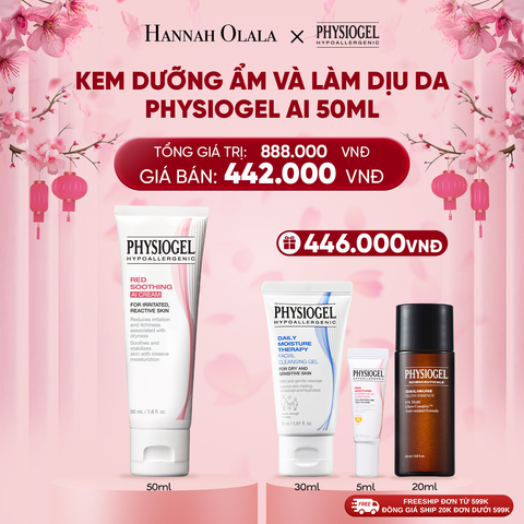  DEAL 3: KEM DƯỠNG ẨM VÀ LÀM DỊU DA PHYSIOGEL AI 50ml 
