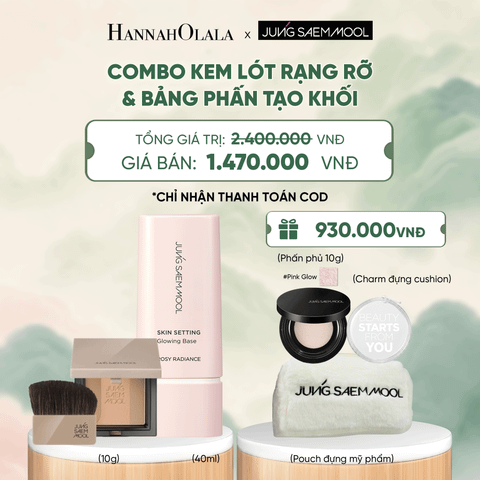  COMBO KEM LÓT RẠNG RỠ & BẢNG PHẤN TẠO KHỐI - A1272 