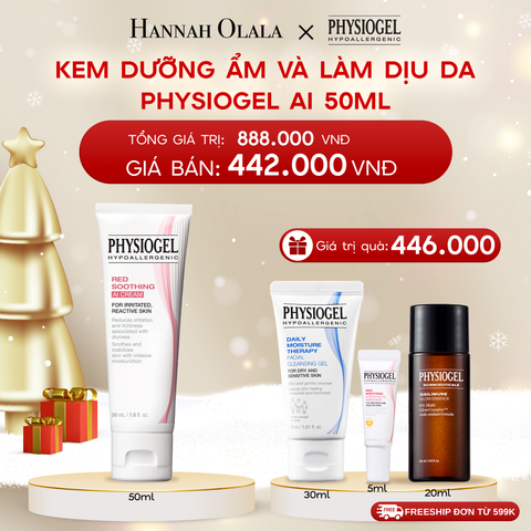  DEAL 3: KEM DƯỠNG ẨM VÀ LÀM DỊU DA PHYSIOGEL AI 50ml 