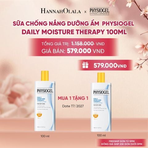  SỮA CHỐNG NẮNG DƯỠNG ẨM PHYSIOGEL DAILY MOISTURE THERAPY 100ml 